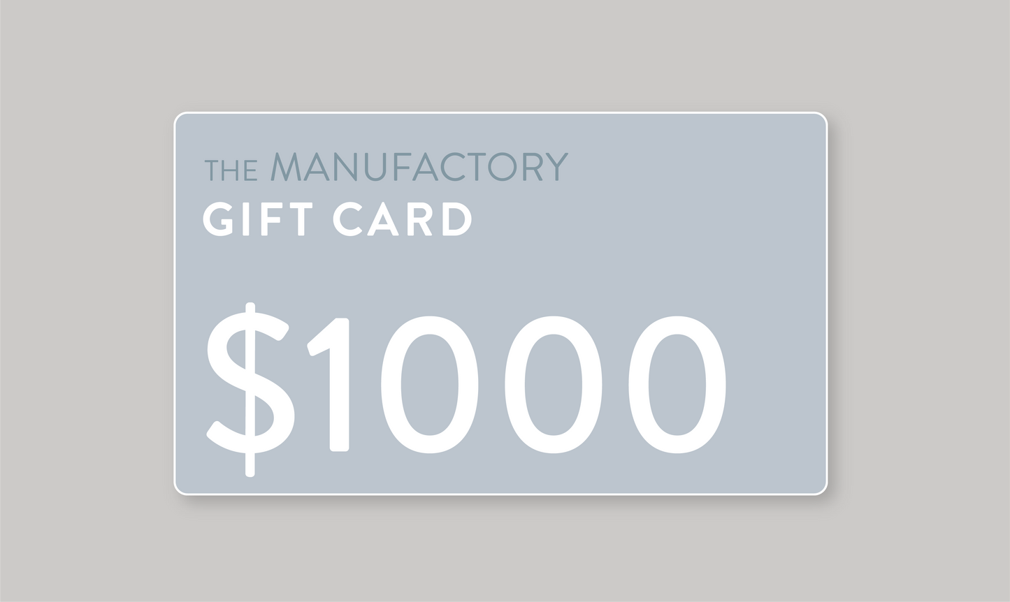 Gift Card | 4 Denominations